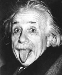 What A Fine Tongue Einstein Had